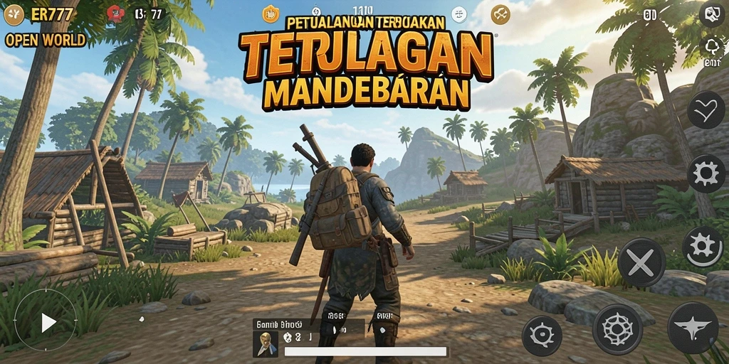 Antarmuka gamenya yang intuitif dan menarik saat menjelajah dunia terbuka.