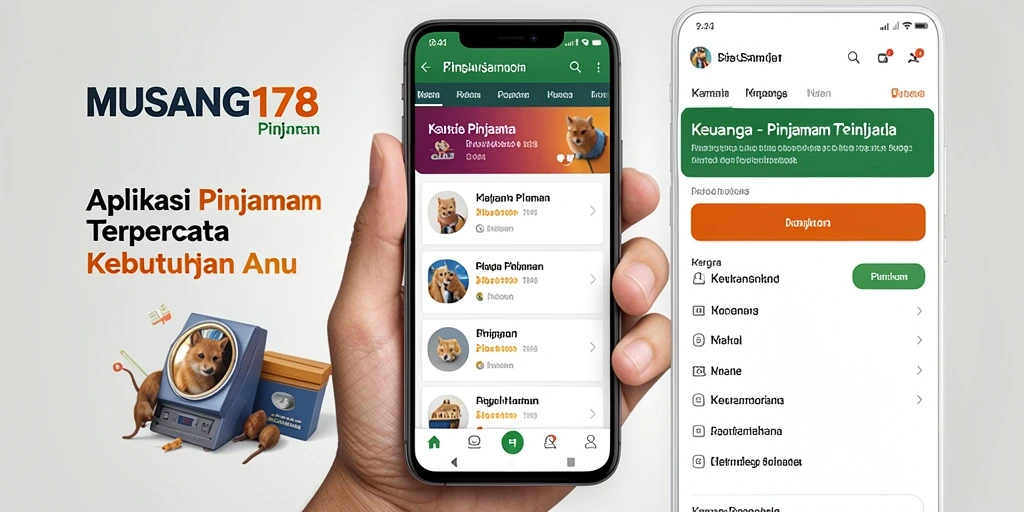 Tampilan antarmuka MUSANG178 untuk pengajuan pinjaman yang mudah.